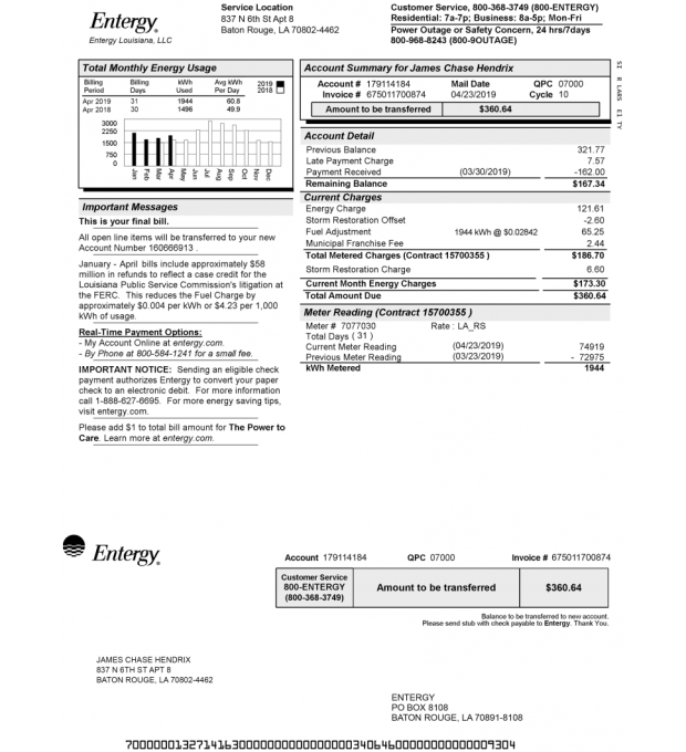 entergy bill pay by phone